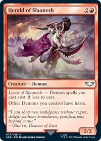 Herald of Slaanesh (Surge Foil), Universes Beyond: Warhammer 40,000