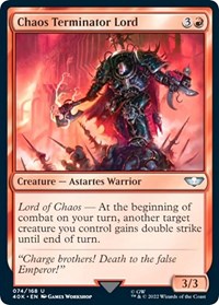 Chaos Terminator Lord (Surge Foil), Universes Beyond: Warhammer 40,000