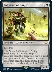 Tallyman of Nurgle (Surge Foil), Universes Beyond: Warhammer 40,000