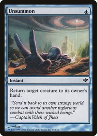 Unsummon, Conflux
