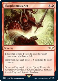 Blasphemous Act (Surge Foil), Universes Beyond: Warhammer 40,000
