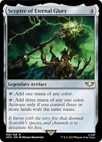 Sceptre of Eternal Glory (Surge Foil), Universes Beyond: Warhammer 40,000