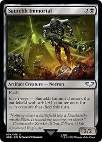 Sautekh Immortal (Surge Foil), Universes Beyond: Warhammer 40,000