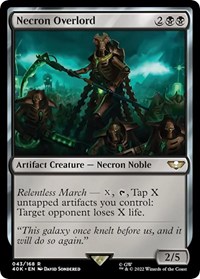 Necron Overlord (Surge Foil), Universes Beyond: Warhammer 40,000
