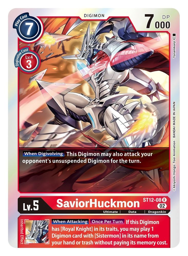 SaviorHuckmon, Foil, front