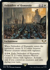 Defenders of Humanity (Surge Foil), Universes Beyond: Warhammer 40,000