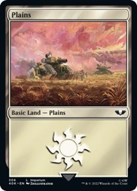 Plains (306) (Surge Foil), Universes Beyond: Warhammer 40,000