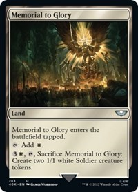 Memorial to Glory, Universes Beyond: Warhammer 40,000