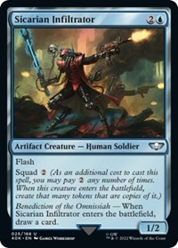 Sicarian Infiltrator, Universes Beyond: Warhammer 40,000