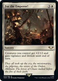 For the Emperor! (Surge Foil), Universes Beyond: Warhammer 40,000