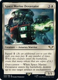 Space Marine Devastator (Surge Foil), Universes Beyond: Warhammer 40,000