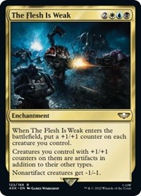 The Flesh Is Weak (Surge Foil), Universes Beyond: Warhammer 40,000