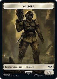 Soldier (002) // Zephyrim Double-Sided Token (Surge Foil), Universes Beyond: Warhammer 40,000