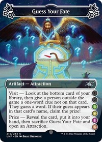 Guess Your Fate (3-4-5-6), Unfinity