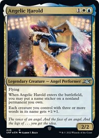 Angelic Harold (Galaxy Foil), Unfinity