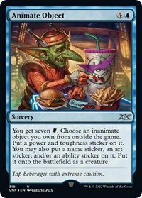 Animate Object (Galaxy Foil), Unfinity