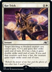 Hat Trick (Galaxy Foil), Unfinity