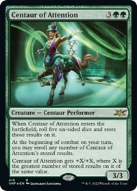 Centaur of Attention (Galaxy Foil), Unfinity