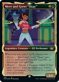 Meet and Greet "Sisay" (Showcase) (Galaxy Foil), Unfinity