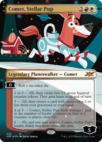 Comet, Stellar Pup (Borderless) (Galaxy Foil), Unfinity