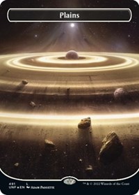 Plains (491) (Borderless) (Galaxy Foil), Unfinity
