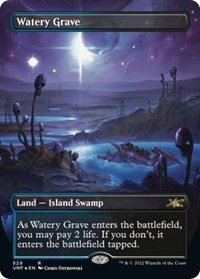 Watery Grave (Borderless) (Galaxy Foil), Unfinity