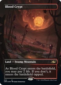 Blood Crypt (Borderless) (Galaxy Foil), Unfinity