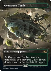 Overgrown Tomb (Borderless) (Galaxy Foil), Unfinity