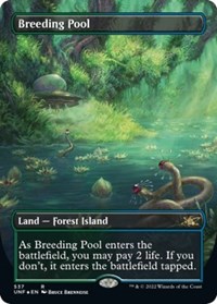 Breeding Pool (Borderless) (Galaxy Foil), Unfinity