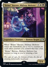 "Brims" Barone, Midway Mobster (Galaxy Foil), Unfinity