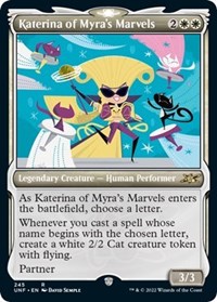 Katerina of Myra's Marvels (Showcase) (Galaxy Foil), Unfinity