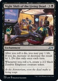 Night Shift of the Living Dead (Galaxy Foil), Unfinity