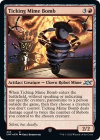 Ticking Mime Bomb (Galaxy Foil), Unfinity