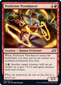 Proficient Pyrodancer, Unfinity