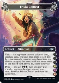 Trivia Contest (4-5-6), Unfinity