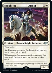 Knight in _______ Armor (Galaxy Foil), Unfinity