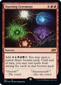 Opening Ceremony (Galaxy Foil), Unfinity