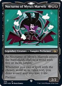 Nocturno of Myra's Marvels (Showcase) (Galaxy Foil), Unfinity