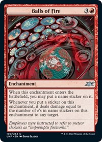 _____ Balls of Fire, Unfinity