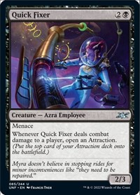 Quick Fixer, Unfinity