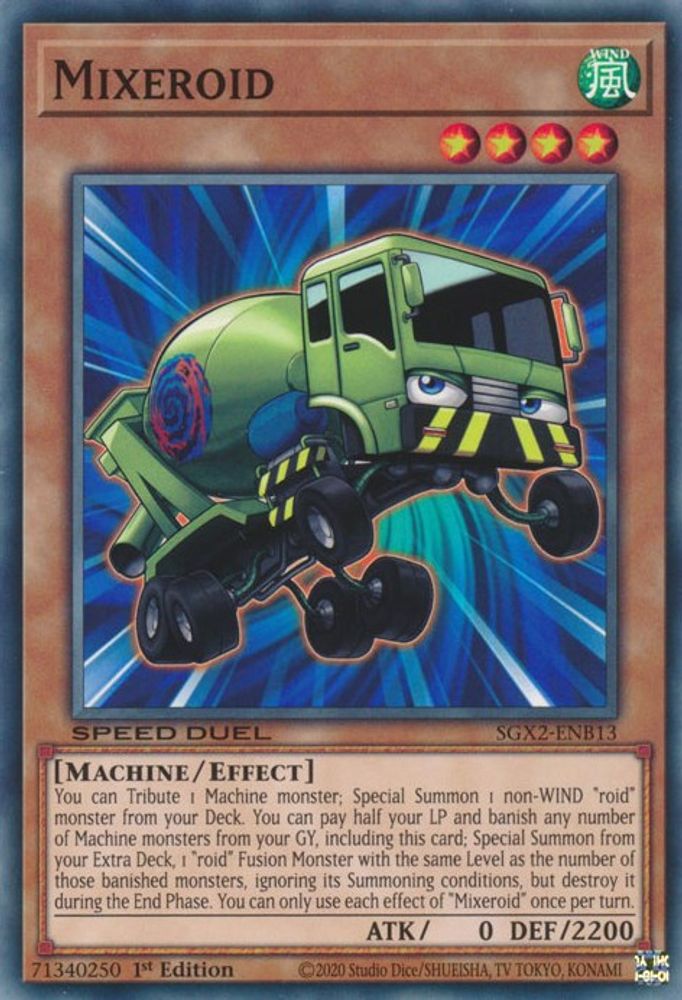 Mixeroid, 1st-edition, front