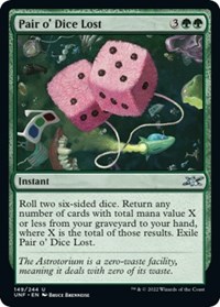 Pair o' Dice Lost, Unfinity