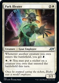 Park Bleater (Galaxy Foil), Unfinity