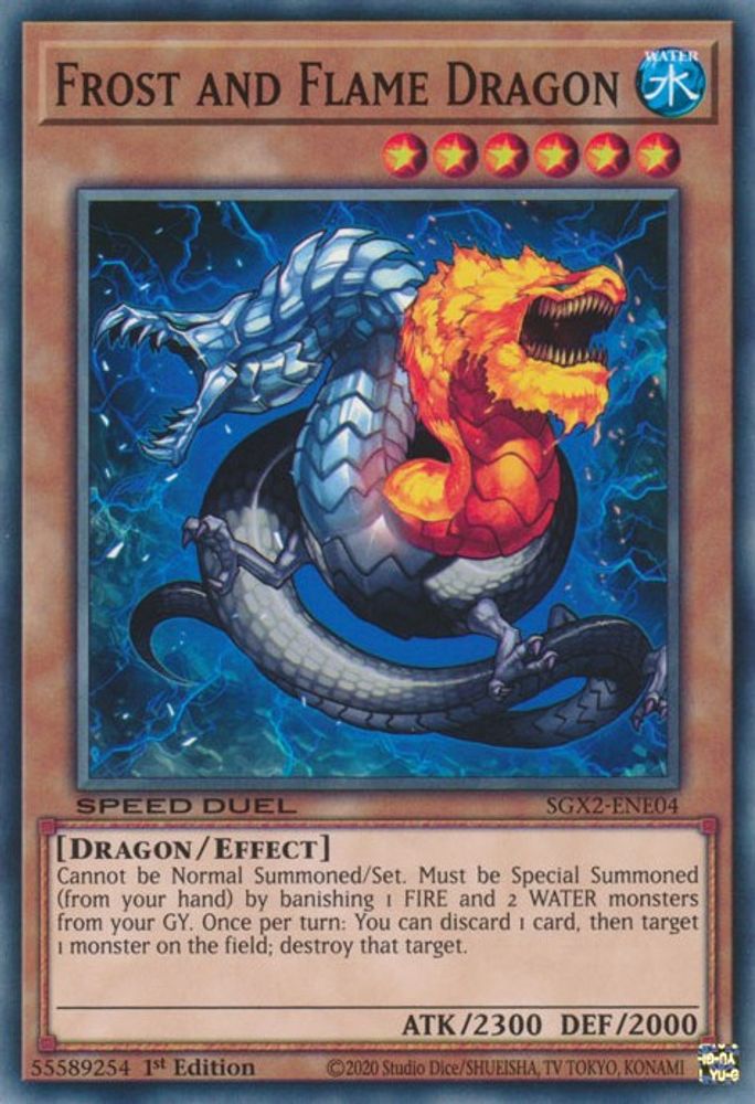 Frost and Flame Dragon, 1st-edition, front
