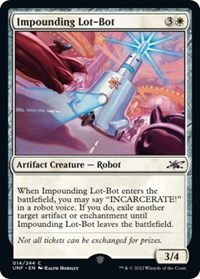 Impounding Lot-Bot, Unfinity
