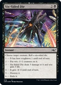 Six-Sided Die (Galaxy Foil), Unfinity