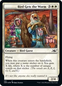 _____ Bird Gets the Worm (Galaxy Foil), Unfinity