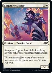 Sanguine Sipper (Galaxy Foil), Unfinity