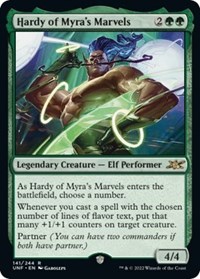 Hardy of Myra's Marvels, Unfinity
