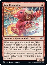 Wee Champion (Galaxy Foil), Unfinity